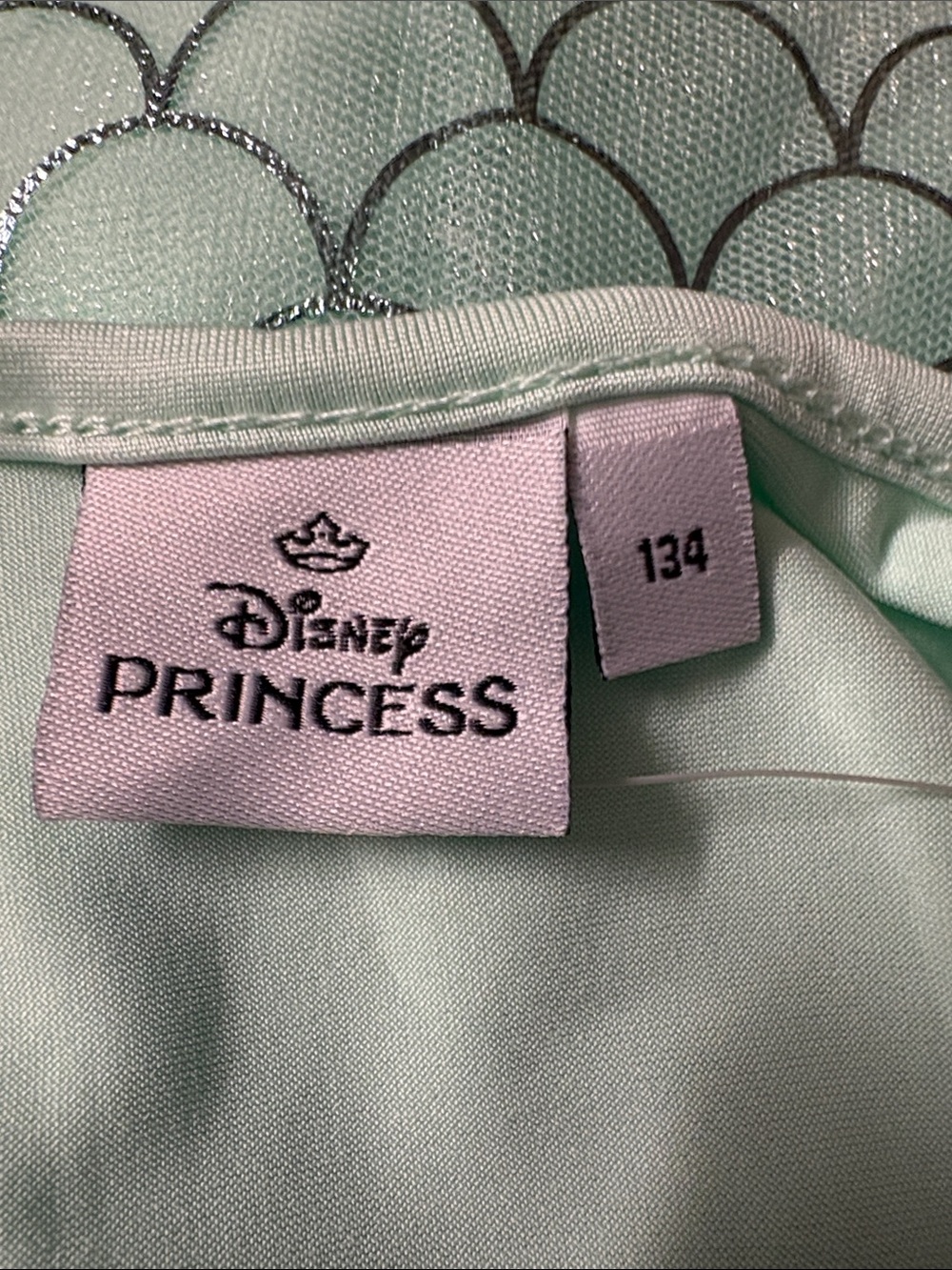 Disney Princess Ariel Girls Tulle Dress Size 8–9 Mint Green NWT - Picture 5 of 10